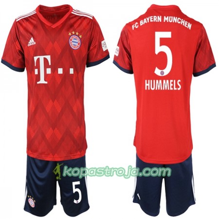 Billiga Fotbollströjor FC Bayern München Hummels 5 Barn Hemma tröja 2018/19 Kortärmad